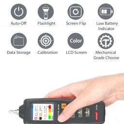 Handheld Digital Vibration Meter with Acceleration Displacement Velocity Measurement image 1
