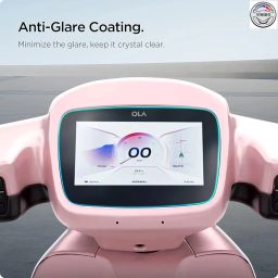 Yobbo EV Scooter Speedometer Display Screen Guard Anti Scratch Protector Ultra Clear Dashboard Instrument Cluster Nano Touchscreen Guards Full Coverage Glass Compatible With Screen Guard for Ola S1, Ola S1 Pro, Ola S1 Air Electric Bike (Transparent) image 3