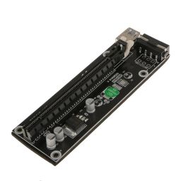 MERISHOPP 2Pcs Pci-E Express 1X To16X Extender Riser Card Adapter Sata Power Cable|Computers/Tablets & Networking | Computer Components & Parts | Interface/Add-On Cards | Other Interface/Add-On Cards image 5