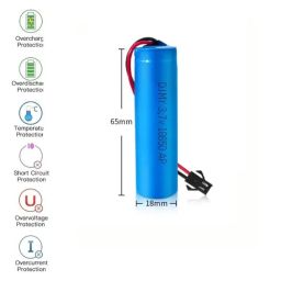 3.7V 2500mAh Lithium-ion Rechargeable Battery sm-2p Connector for high Back-up Battery for RC Drone, Plane, Car, Boat, DIY Electronics, Arduino, Toys image 1