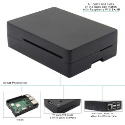 REES52 Raspberry Pi 3 B+ Aluminum Case With Housing Heat Dissipation, Metal Case/Enclosure With Heatsink Pillar For Raspberry Pi 3 Model B Plus / 3B image 5