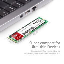 SP Silicon Power Silicon Power A55 128GB M.2 2280 SATA III SSD, 3D NAND with SLC Cache, Up to 560MB/s, Internal Solid State Drive for Desktop Laptop Computer image 1