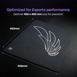 Kreo XL Mouse Pad with Waterproof Top Material & Anti Skid Bottom | 3mm Thick Anti-Fray Stitched Edges | Compatible with Laser & Optical Mouse | Anti-Slip Gaming Mousepad (Propel XL Mousepad) image 3