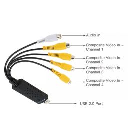 OXYTECH Easy Capture Card 4CH USB 2.0 DVR CCTV Video Capture Recorder image 1