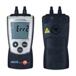 Differential Pressure Indicator (Range: 0 to 100hPa) for HVAC, Field Calibration, Room Pressure Monitoring, Air Filters Along With Factory Calibration Certificate Model: Testo 510 image 2