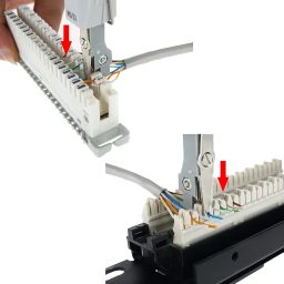 Punch Tool Crimping tool Krone Tool Impact Punchdown Tool IO insertion Tool Ratchet Type for 110 krone type Amp Modules Telephone Krone Tool Kronning Telephone Wire Junction Box (Pack OF 1) image 5