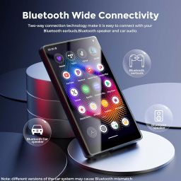 128 GB MP3 Player with Bluetooth and WiFi, Music Video Player with Spotify Pandora, Amazon Music, 5 Inch Touchscreen Android MP4 MP3 Player for Children with Audible, YouTube, Spotify Kids, up to 256 image 3