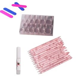 Premium Designer 24pcs Toe Stick-on Nails set, with Easy Glue Tab application, Nails are Reusable & Unbreakable (F048) image 4