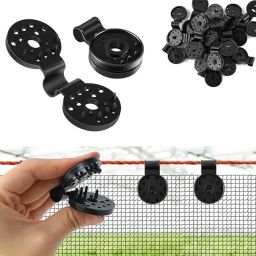 VEDHAK 30pcs Clip for Fixing Net Cover in Place, Plastic Universal Clip for Fixing Sunshade, Bird Netting, Shade Net Cover for Gardening and Agriculture. image 2