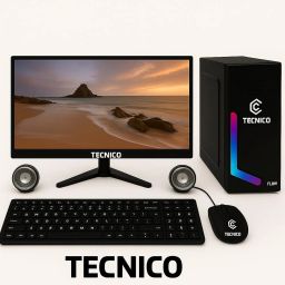 TECNICO Designer Desktop Computer Set, i5 4th Gen, 16GB RAM, 1TB SSD, 20-inch HD LED Monitor, WiFi, with Keyboard, Mouse and Speakers 2gb 610 Graphics image 4