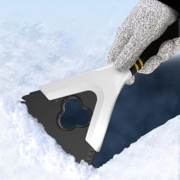 CALANDIS™ Generic Car Ice Scraper Portable Accessory for Trucks Window Windshield White and Yellow | Ice Scrapers & Snow Brushes | Automotive Care & Detailing | Automotive Tools & Supplies image 4