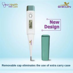 SHIKON SK-033P Pen Style Digital Thermometer, Fast Reading, Mercury Free, Fever Alarm, Memory function, Low Battery Indicator, Auto Switch Off, Two Year Warranty, Made in India image 5