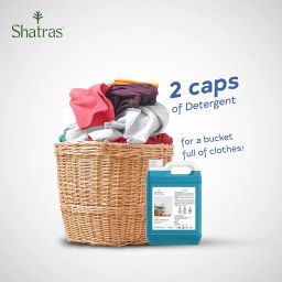 Shatras Liquid Detergent, Suitable for top load & front load Detergent for Machine and Hand Wash, Eco friendly, Natural liquid detergent for all type of clothes(5L) image 1