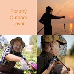 DIVAYANSHI Mosquito Head Net Mesh, Ultra Large, Extra Fine Holes, Insect Netting, Bug Face Shield, Soft Durable Fly Screen for Any Outdoor Lover -2 Pieces image 4