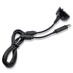 GAMENOPHOBIA Xbox 360 2-in-1 Charging & Connecting Cable | High-Speed Video Game Accessory for Seamless Gaming image 1