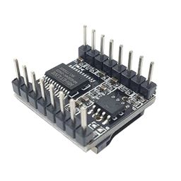 xcluma DFPlayer Mini MP3 Player Module MP3 Voice Decode Board Supporting TF Card U-Disk IO/Serial Port/AD MP3-TF-16P image 1
