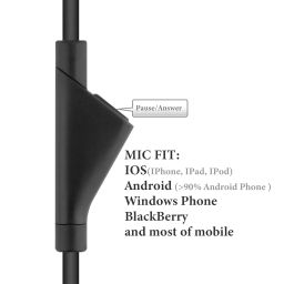 Geekria Audio Cable for A10, A30, A40, Inline Mute Control Only Gaming Headset Cable, Compatible with Xbox One, Playstation 4, PS4 (Black) image 2