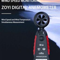 ZOYI ZT-FS1 Handheld Anemometer, LCD Digital Wind Meter, CFM, High Precision Wind Speed Meter image 1