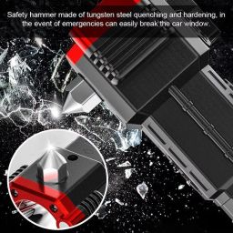 Elveena Enterprise 3W Solar LED Torch Light - 7 Modes, Rechargeable, Long Beam Range, Waterproof, Durable, Compact & Energy-Efficient Emergency Flashlight image 5