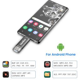 Verilux® Pendrive 64GB Flash Drive 2 in 1 with USB A 3.0, USB C Interface OTG Pendrive Type C Pendrive Portable USB 3.0 Pendrive for MacBook Air/Pro, Android Mobile Phone, Pad, Laptop Computer image 5
