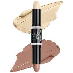 A66 beauty Flawless Contouring 2 in 1 Highlighter Contour Stick Concealer, Light/Medium (Countour Stick Size: 7 g) 36 Hr Black Eyeliners Sketch Pen Waterproof (pack of 2) image 1