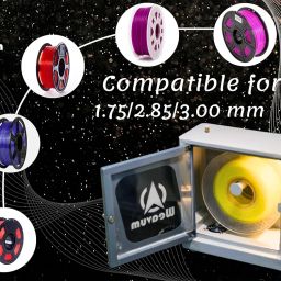 Weavum, 3D FIla-Dryer, Single Spool 3D Filament Dryer Box, 360° Heating, 40-90° Temperature Control, Compatible with 1.75/2.85/3.00mm, image 2
