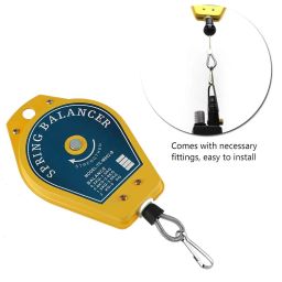 AASONS Spring Balancer, 3 to 5 kgs Bearing Retractable Tool Fixture Holder for Assembly-line | Spring Scale Screwdriver Hanging Tool Torque Wrench Hanger Steel Wire Rope Assembly-Line Retractable image 4