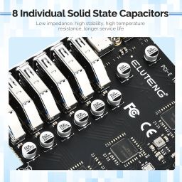 ELUTENG PCIE USB 3.0 Card PCI Expree to USB Expansion Card Super Speed 5Gbps PCI-e USB3 Hub Controller Adapter for Windows 11/10/8.1/8/7/XP/Vista image 5