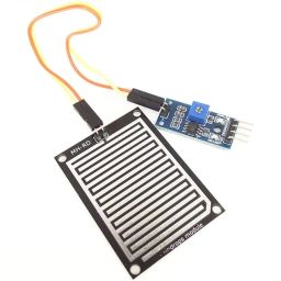 Raindrops Detection sensor modue rain module weather module Humidity For Arduno image 1