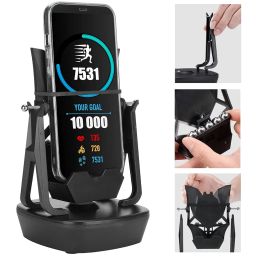 ELBME® Pedometer, Mobile Phone Shaker, Step Count Desktop, Automatic Shake, Pedometer Holder for Step Count Program image 2