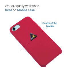 Envirochip - Clinically Tested Electrosmog Protection Chip for Mobile Kitsch Lemon Design - Black image 1