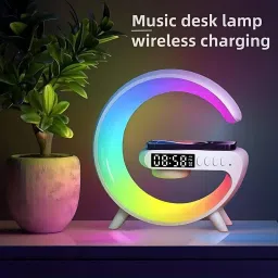 Mr fix Multi-Function Bluetooth Speaker Lamp with Wireless Charging A2 Charging Pad image 3