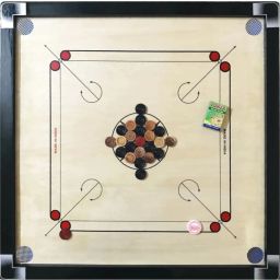 Premium wood full 4 cm Carrom Board-image-58