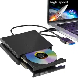 WEFLY 2in1 External DVD Drive USB 3.0 Type-C Portable Drive Slim CD/DVD Writer Reader External DVD Writer-14