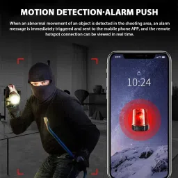 JRONJ IP Ball Camera with Audio and Video Live Feed WiFi with Android Phone App Wireless Recording 1080P Hd with Night Vision and Motion Detection Built-in Battery Security Camera image 2