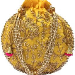 Women Yellow Potli-image-18