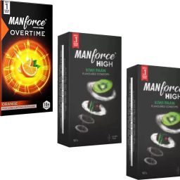 Orange And Kiwi Paan 2 Flavoured Dotted Condom-image-70