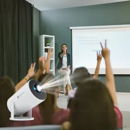 Sagar Enterprise Smart 4K LED Projector 720p Resolution 2500 Lumens With Anykast (4500 lm) Portable Projector-6