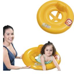 Swim Safe (IND*69) Round 2 Ring Baby Boat 69 CM Yellow Inflatable Swimming Safety Tube-39