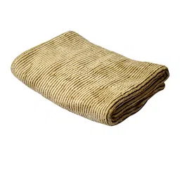 Tranquil square Brown Striped 650 GSM Cotton Bath Towel-65