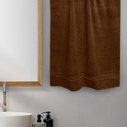 Aura Women Coffee Brown Solid 650 GSM Bath Towel-image-45