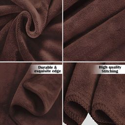Sassoon Coffee Brown Cotton 450 GSM Bath Towel image 2