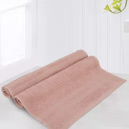 LUSH & BEYOND 2-pcs Peach-color Self-designed 500 GSM Pure Cotton Hand Towels-picture-35