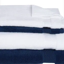 SPACES Set Of 4 Hand & Bath Solid Cotton High Absorbency 600 GSM Towel Set image 4