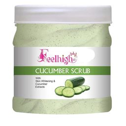 FEELHIGH Cucumber Face Scrub with Skin Whitening Extracts - 500 ml-10