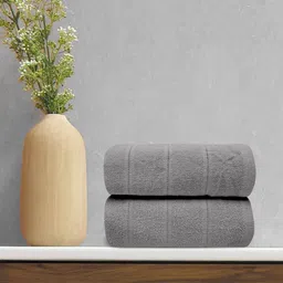 LABHAM Grey 2-Pieces Pure Cotton 250 GSM Bath Towels-picture-17