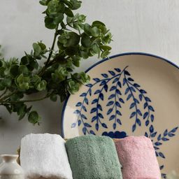 MUSH Set Of 3 Solid Bamboo 600 GSM Ultra Soft & Eco Friendly Face Towels-3