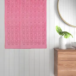 FABINALIV Pink 2 Pieces Cartoon Printed Cotton 300 GSM Kids Bath Towels-55