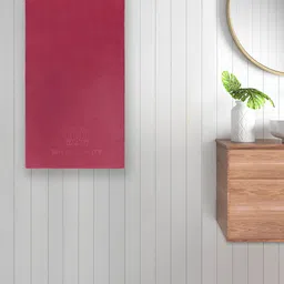 FABINALIV Maroon Cotton Bath Towels-picture-43