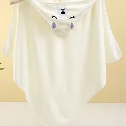 Moms Home Organic Cotton Baby Hooded Bath Towel 300 GSM-image-8